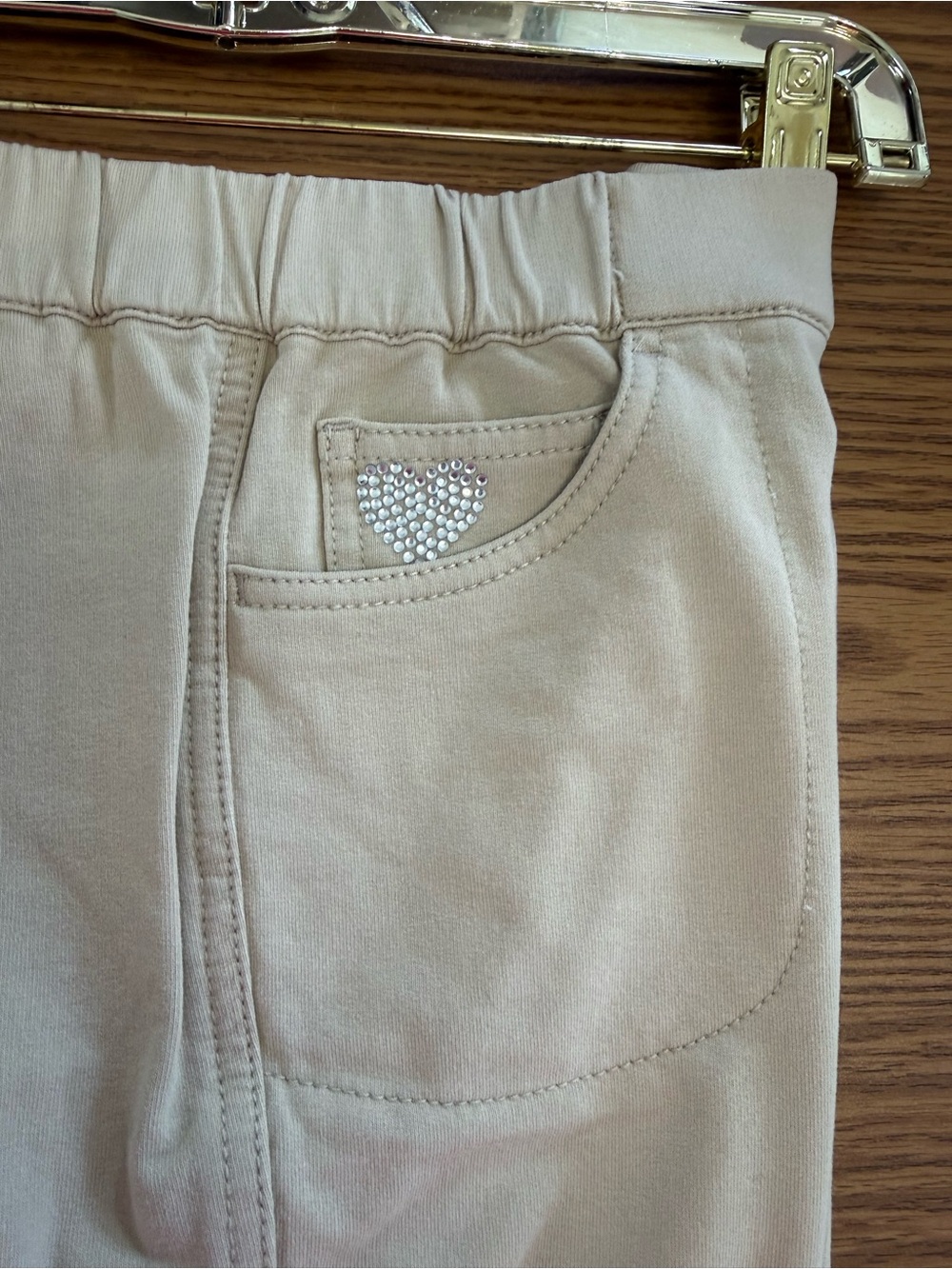 Bling Quacker Factory Sand Dream Jeannes Capris, Pedal Pushers, Skimmer-Stretch - Picture 8 of 16